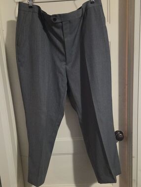 Men's Classic Gray Dress Pants - Tailored Fit